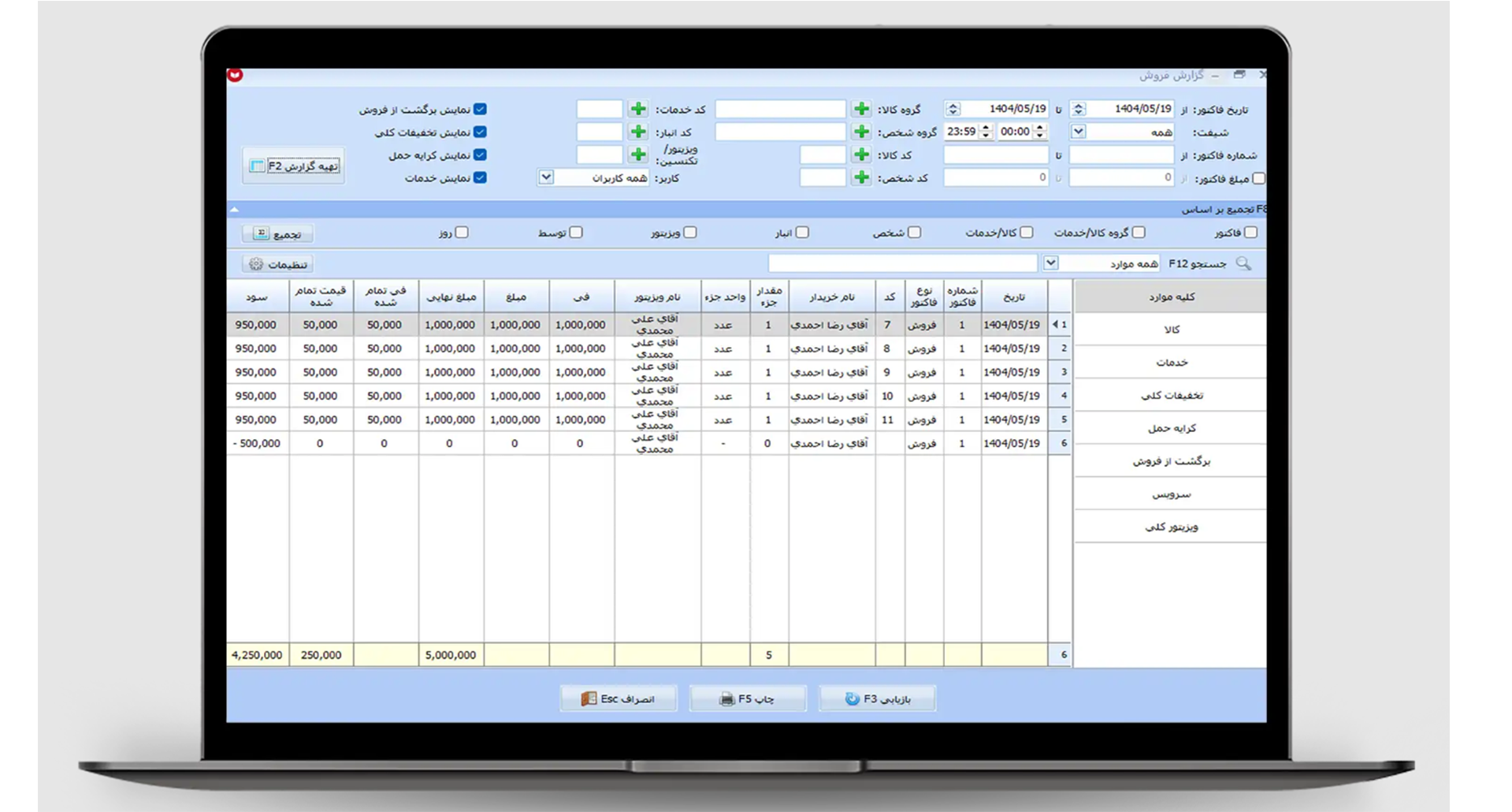 نرم‌افزار حسابداری پیمانکاری و مدیریت پروژه معین